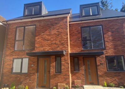 Grey UPVC Windows and Oak Composite Doors fitted in Poole