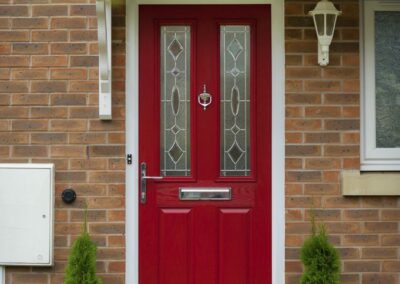 Seyward red composite front Door Poole