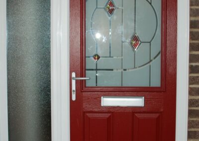 Seyward red composite front Door Bournemouth