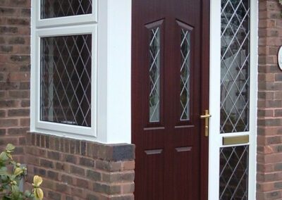 Seyward Front porch door UPVC panel