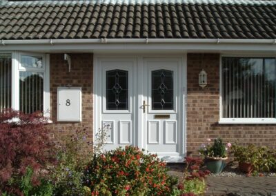 Seyward Front door UPVC with matching sidelight