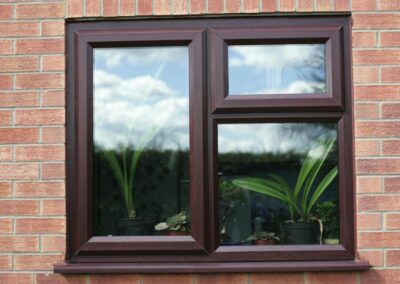 Seyward Window double glazing Rosewood UPVC window