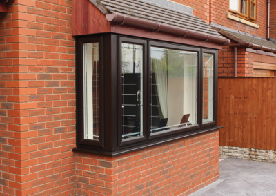 Seyward Window double glazing Rosewood UPVC window