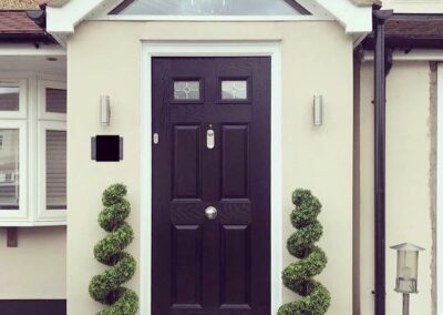 Blue composite door