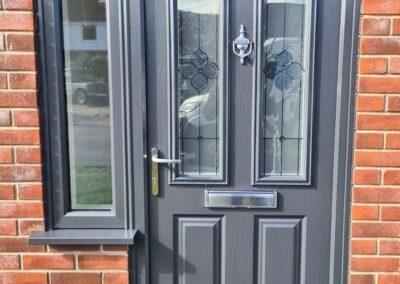 ETNA SLATE GREY DOOR WITH SPRING GLASS