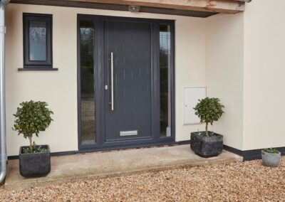 Mardale anthacite Grey Composite door and sidelights