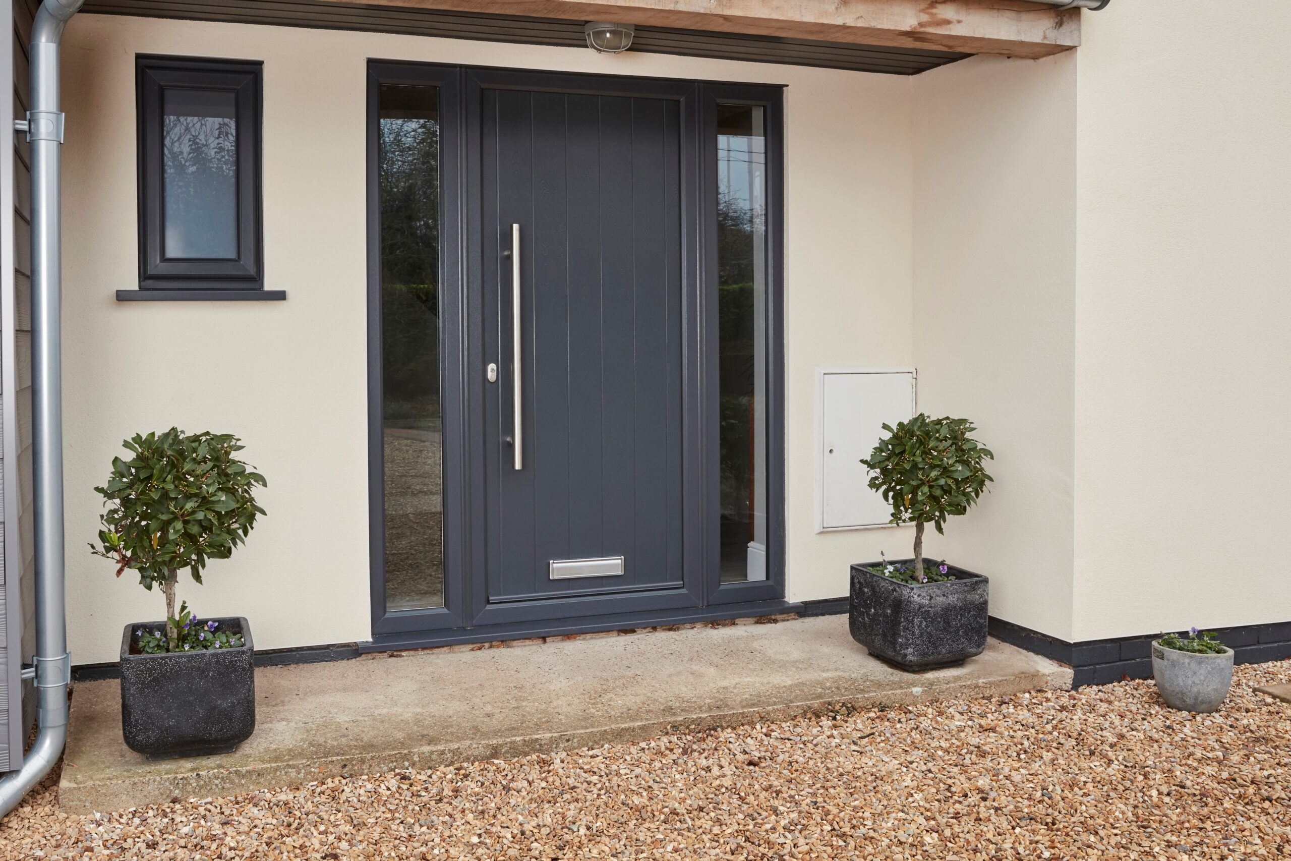 Endurance Anthacite Grey Composite door and sidelights