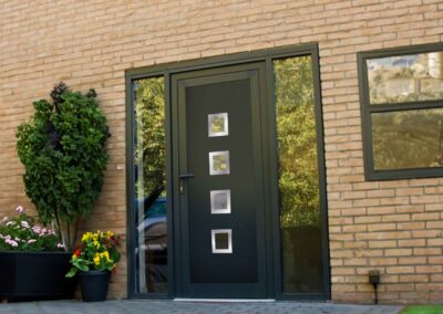 Hurst Modern 5034 UPVC door and sidelights