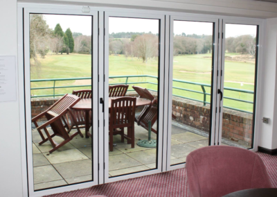 Dual colour bi-fold doors fitted in Broadstone, Dorset