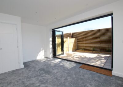 Grey Aluminum Bi-fold doors fitted in Poole