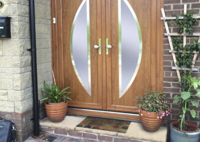 Hurst Modern Oak double front door