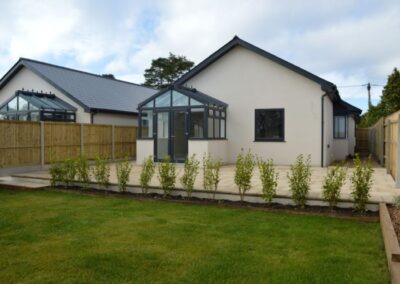 Grey UPVC Conservatory Corfe Mullen