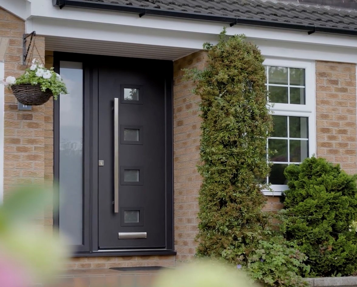 avantal door grey with grey outerframes