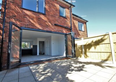 Grey Aluminum Bi-fold doors fitted in Poole