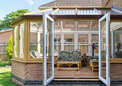 conservatory french door, dual colour