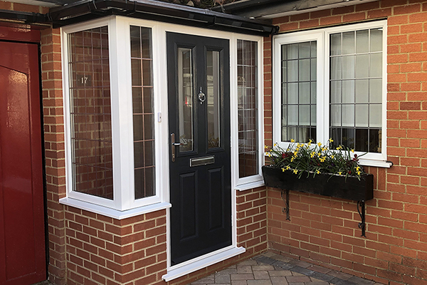 Composite door and porch Ferndown Dorset Composite door and porch Ferndown Dorset