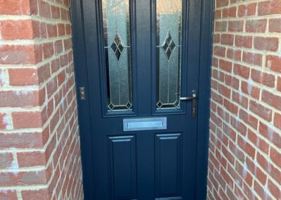 Etna composite door with Riviera glass fitted Corfe Mullen