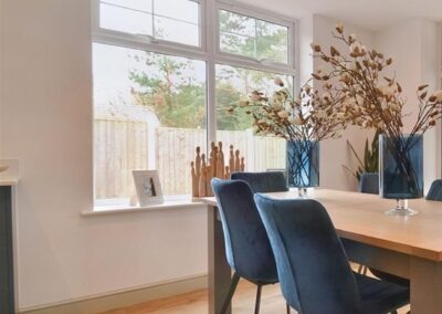 UPVC window with Georgian bar fitted in Broadstone, Dorset.