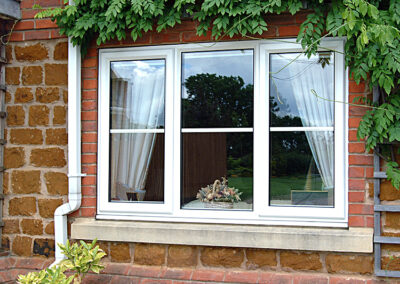 UPVC White Georgian bar style windows Poole